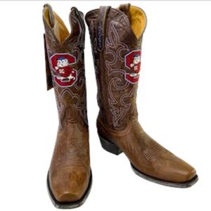 GAMEDAY BOOTS South Carolina State Bulldogs NEW Size 11 Embroidered Cowboy Boots